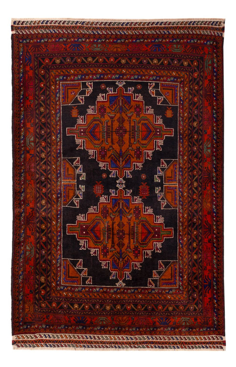 Baluch tapijt - 193 x 130 cm - donkerrood