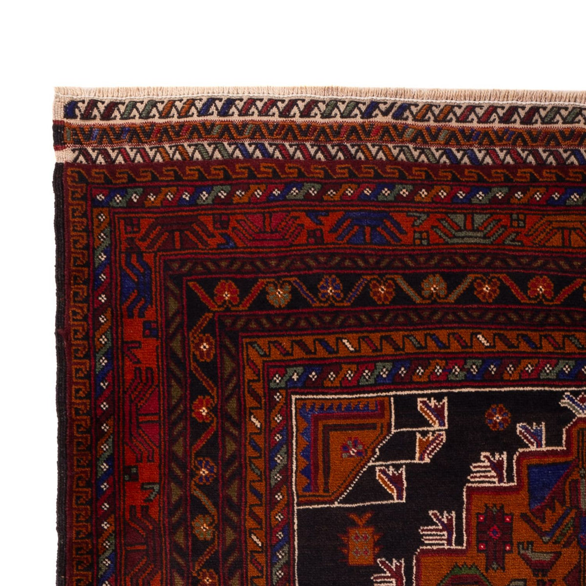 Baluch tapijt - 193 x 130 cm - donkerrood