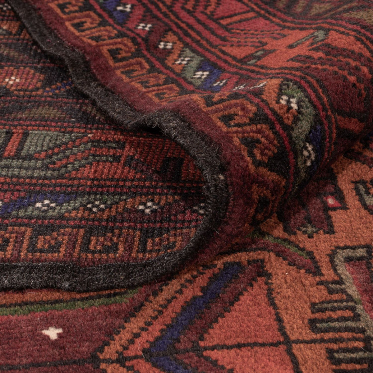 Baluch tapijt - 193 x 130 cm - donkerrood