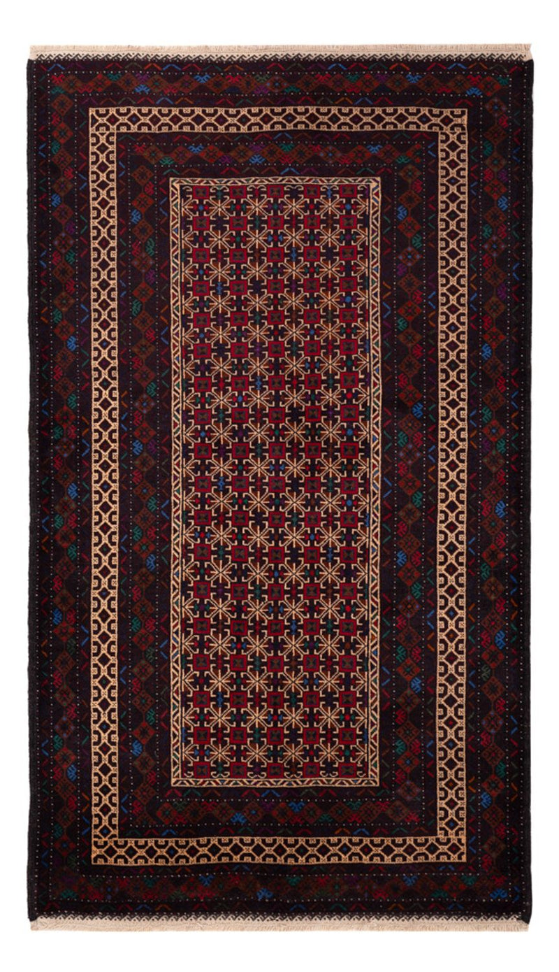 Loper Baluch tapijt - 200 x 114 cm - donkerrood