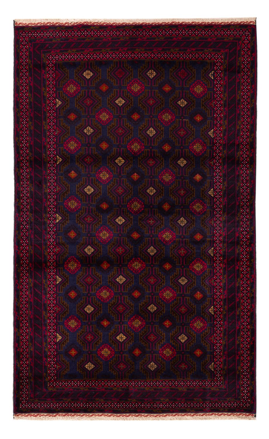 Baluch tapijt - 194 x 122 cm - donkerrood
