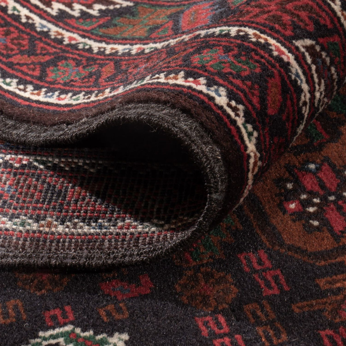 Baluch tapijt - 202 x 119 cm - donkerrood