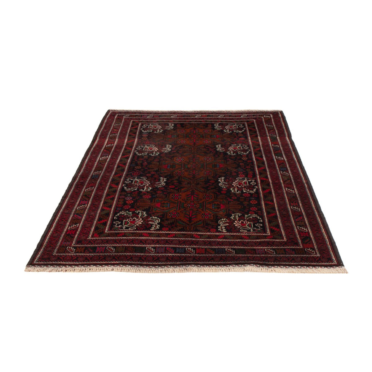 Baluch tapijt - 202 x 119 cm - donkerrood
