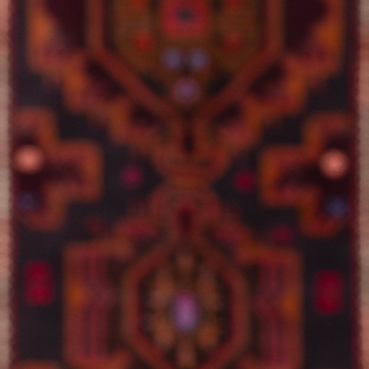 Loper Baluch tapijt - 227 x 129 cm - donkerrood