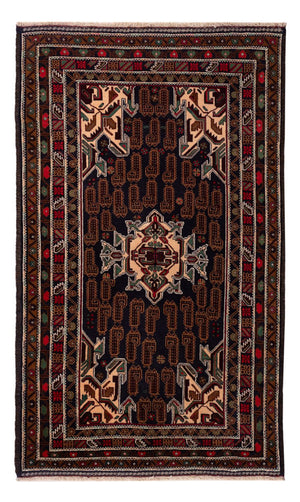 Baluch tapijt - 192 x 112 cm - donker beige