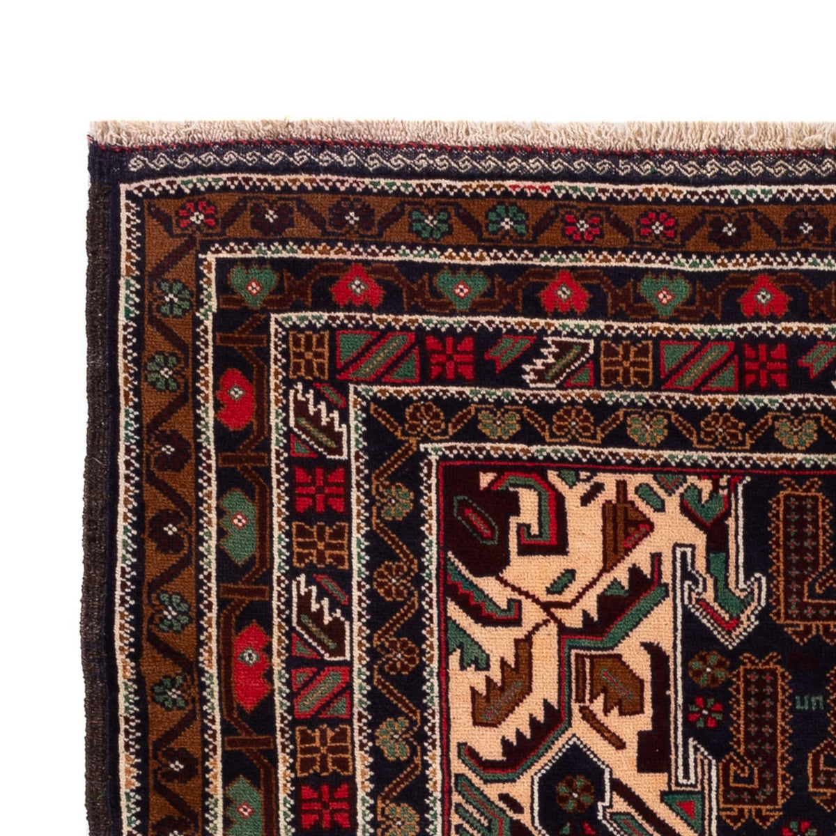 Baluch tapijt - 192 x 112 cm - donker beige
