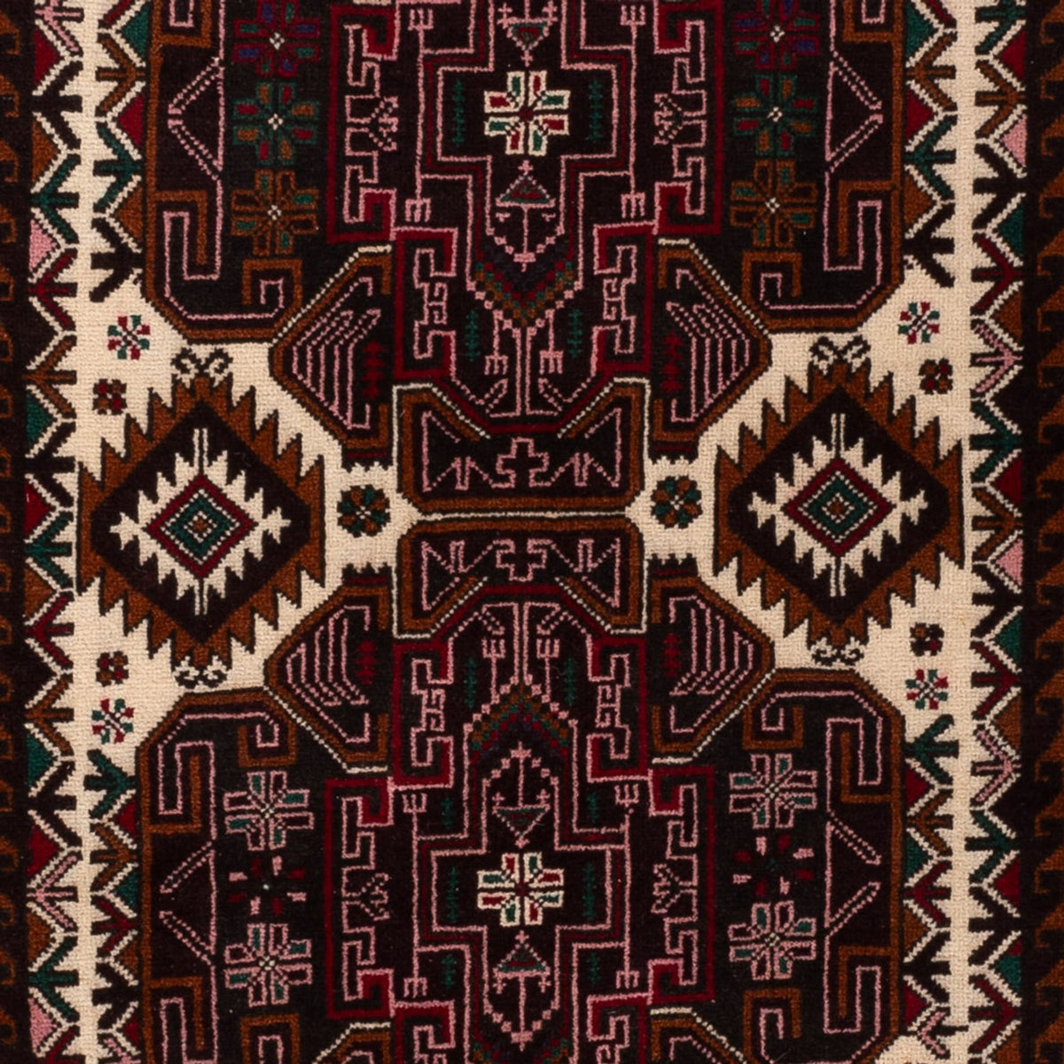 Baluch tapijt - 199 x 115 cm - donker beige