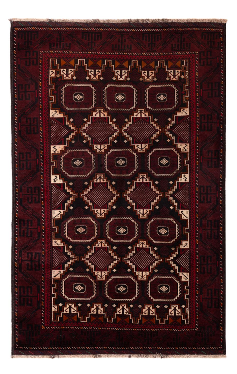 Baluch tapijt - 192 x 115 cm - donker beige
