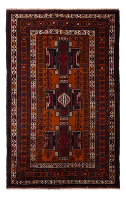 Baluch tapijt - 198 x 123 cm - donkerrood