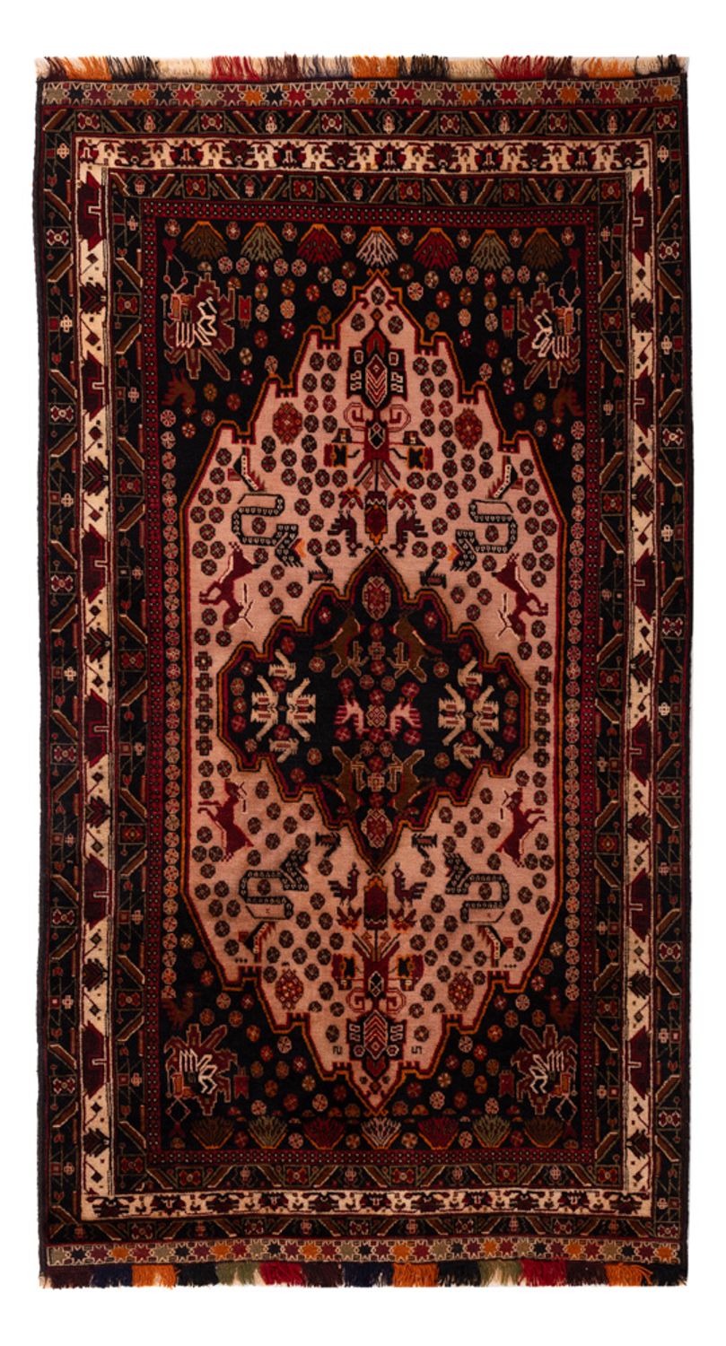Loper Baluch tapijt - 193 x 110 cm - licht rood