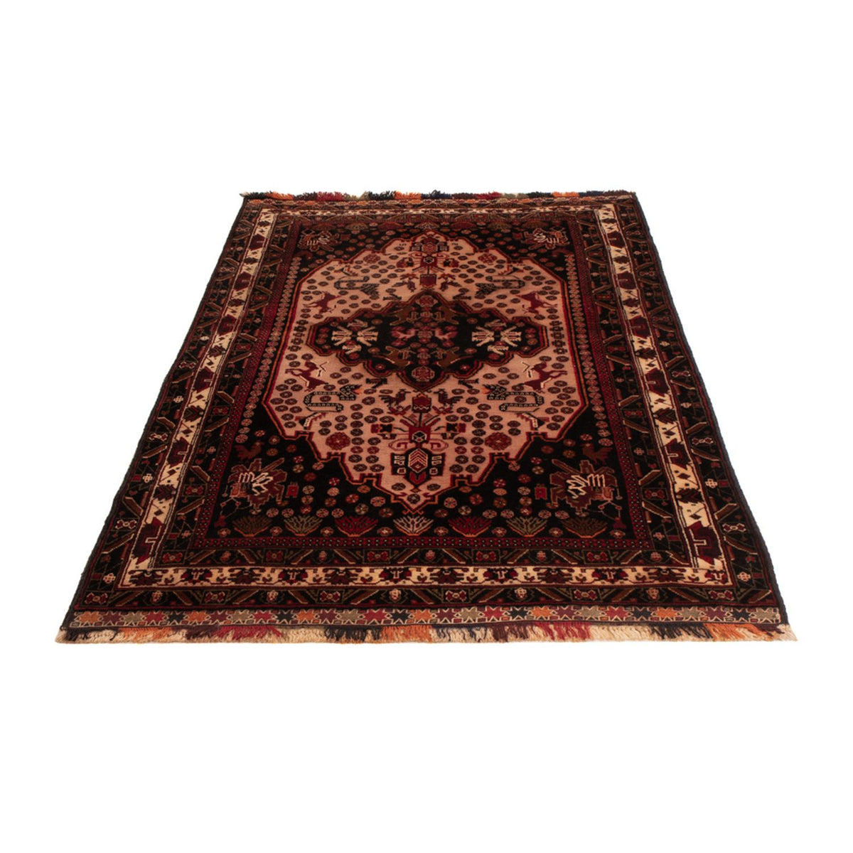 Loper Baluch tapijt - 193 x 110 cm - licht rood