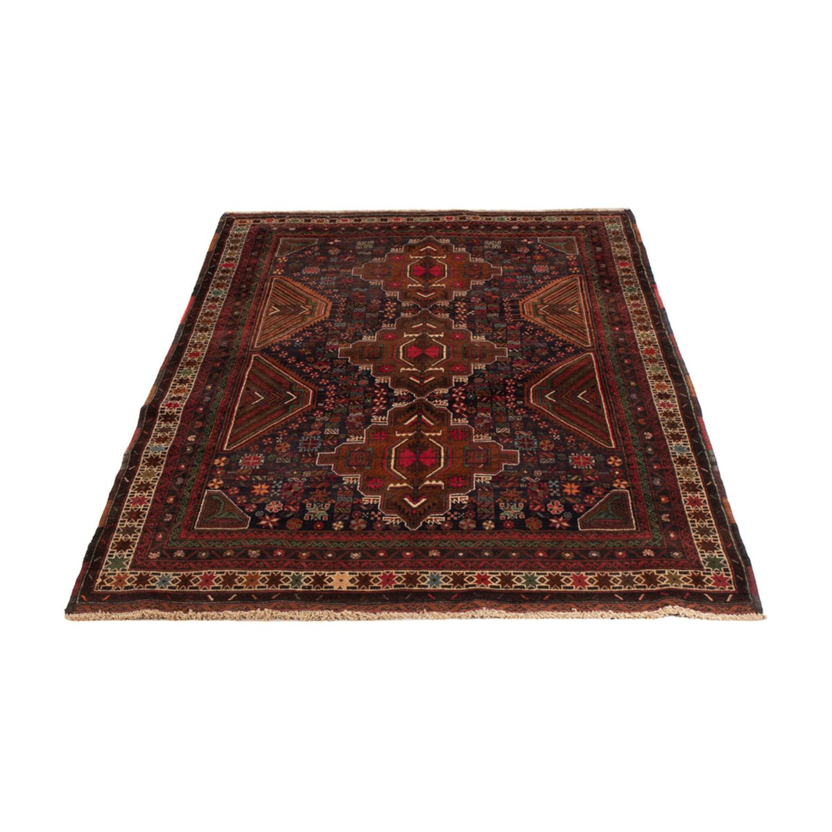 Baluch tapijt - 200 x 117 cm - donkerrood