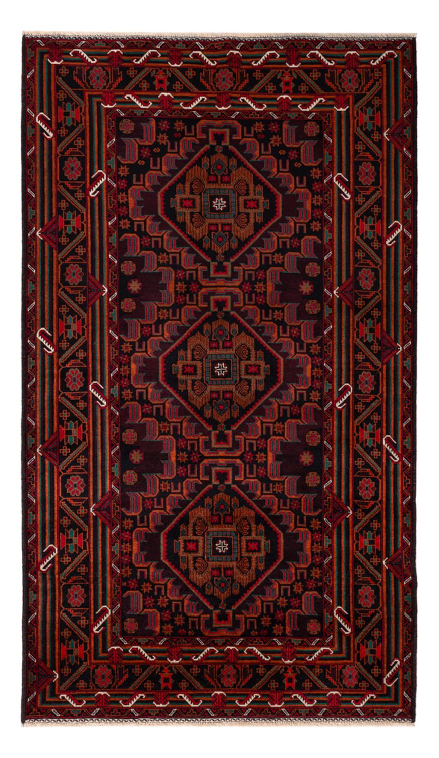 Baluch tapijt - 206 x 117 cm - donkerrood