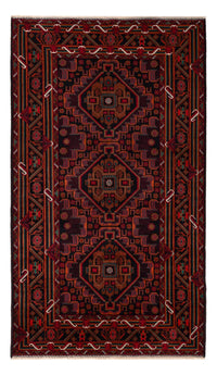 Baluch tapijt - 206 x 117 cm - donkerrood