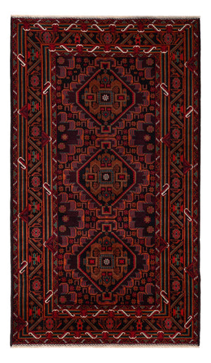 Baluch tapijt - 206 x 117 cm - donkerrood