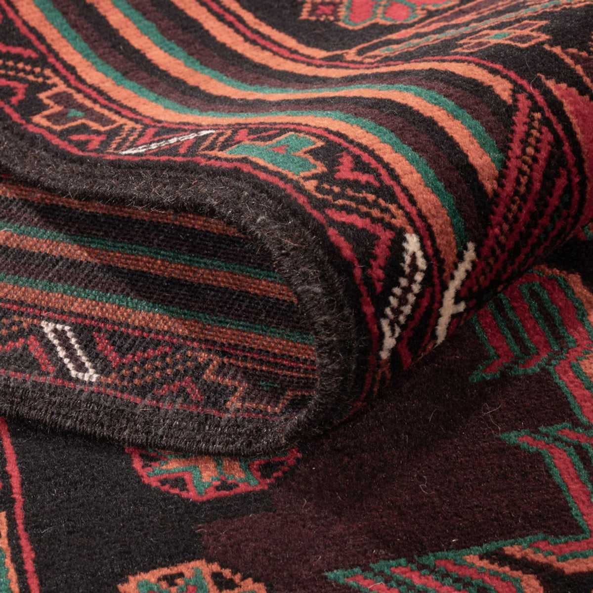 Baluch tapijt - 206 x 117 cm - donkerrood