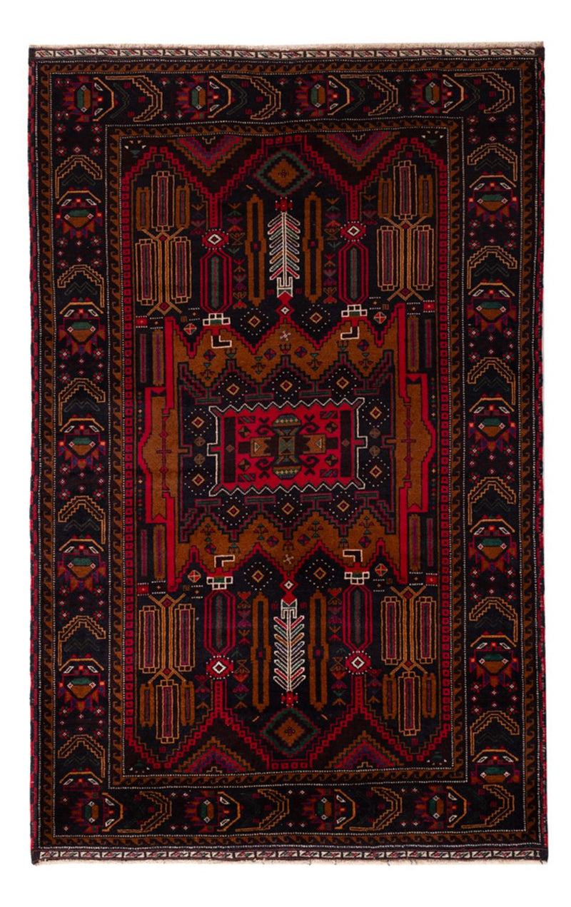 Baluch tapijt - 195 x 117 cm - donkerrood