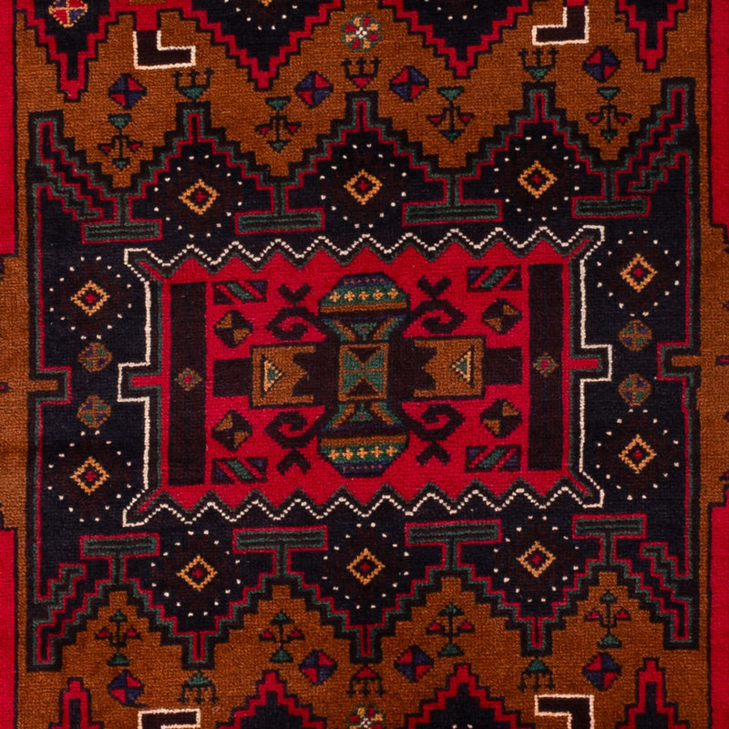 Baluch tapijt - 195 x 117 cm - donkerrood