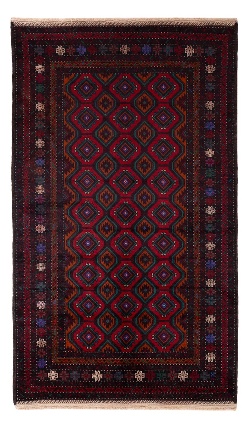 Baluch tapijt - 203 x 120 cm - donkerrood