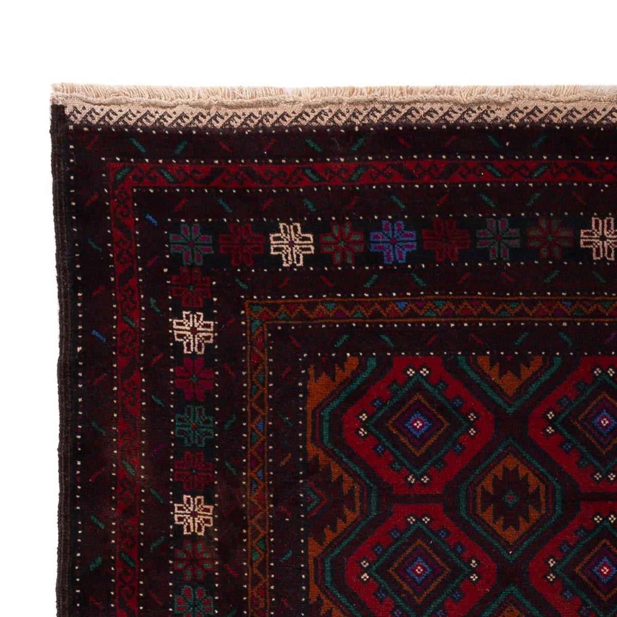 Baluch tapijt - 203 x 120 cm - donkerrood