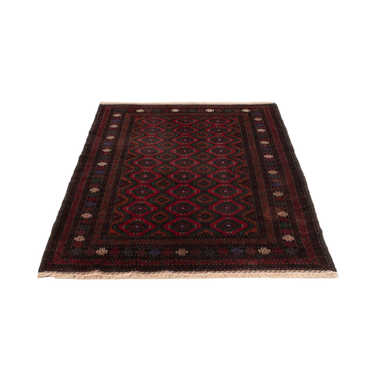 Baluch tapijt - 203 x 120 cm - donkerrood