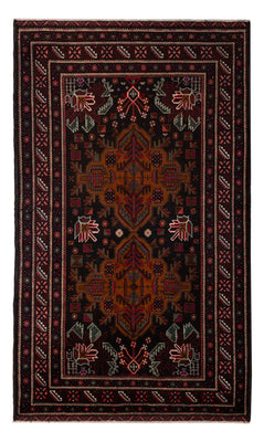 Loper Baluch tapijt - 201 x 114 cm - donkerrood
