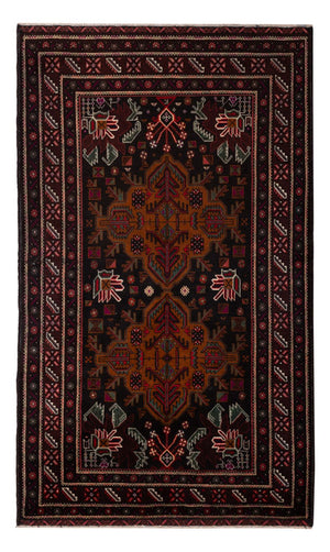 Loper Baluch tapijt - 201 x 114 cm - donkerrood