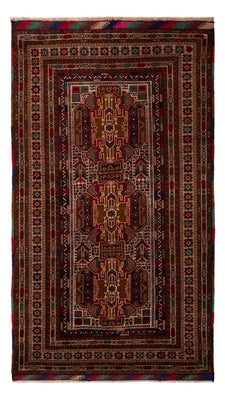 Loper Baluch tapijt - 204 x 110 cm - donker beige