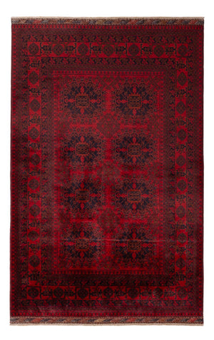 Afghaans tapijt - Kunduz - 197 x 127 cm - rood