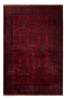 Afghaans tapijt - Kunduz - 203 x 129 cm - rood