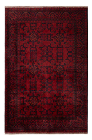 Afghaans tapijt - Kunduz - 203 x 129 cm - rood