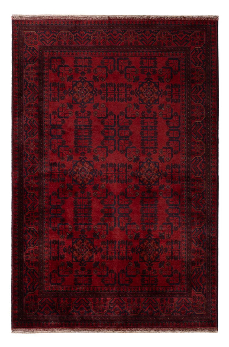 Afghaans tapijt - Kunduz - 203 x 129 cm - rood
