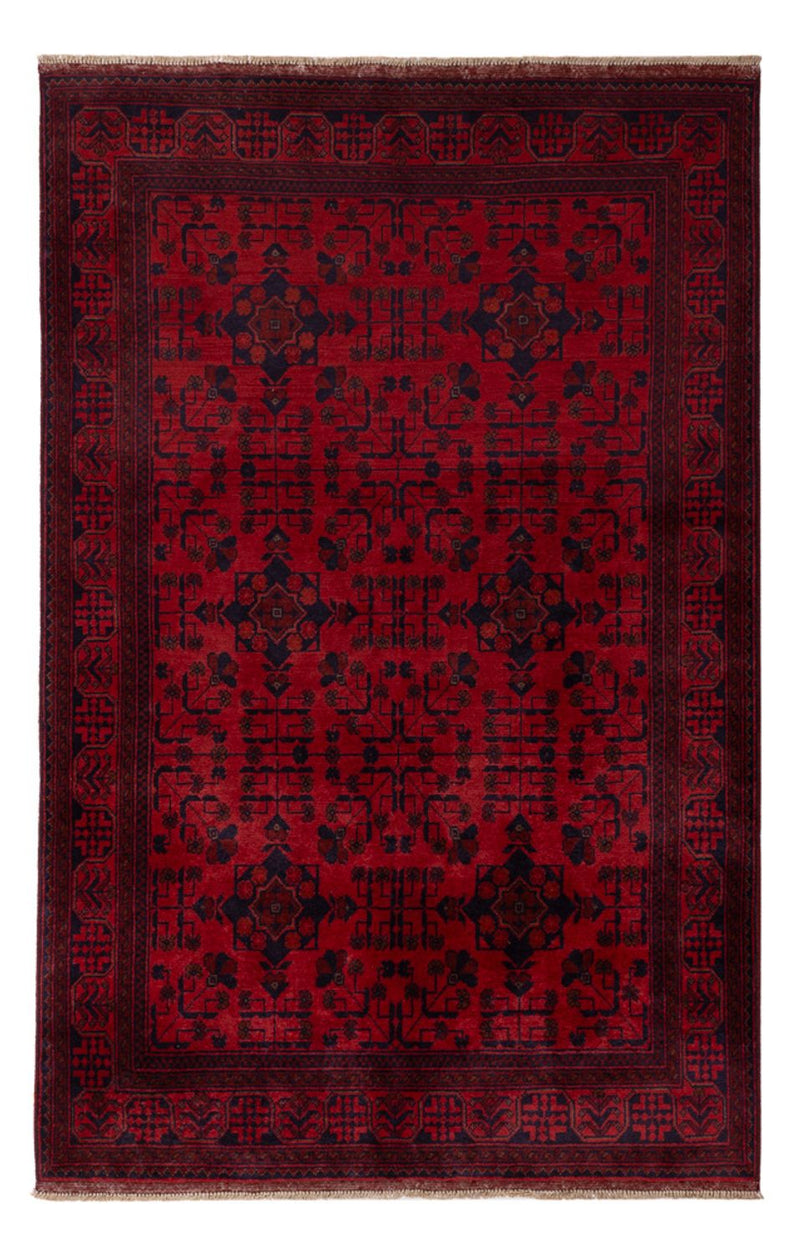 Afghaans tapijt - Kunduz - 200 x 125 cm - rood