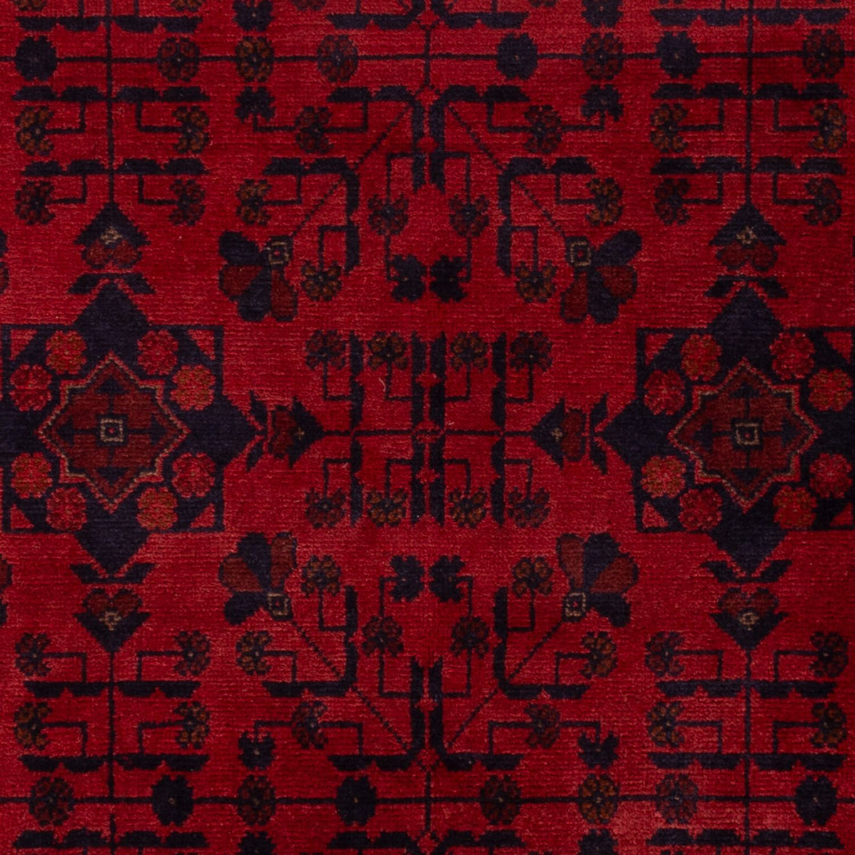 Afghaans tapijt - Kunduz - 200 x 125 cm - rood