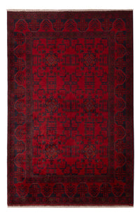 Afghaans tapijt - Kunduz - 196 x 127 cm - rood