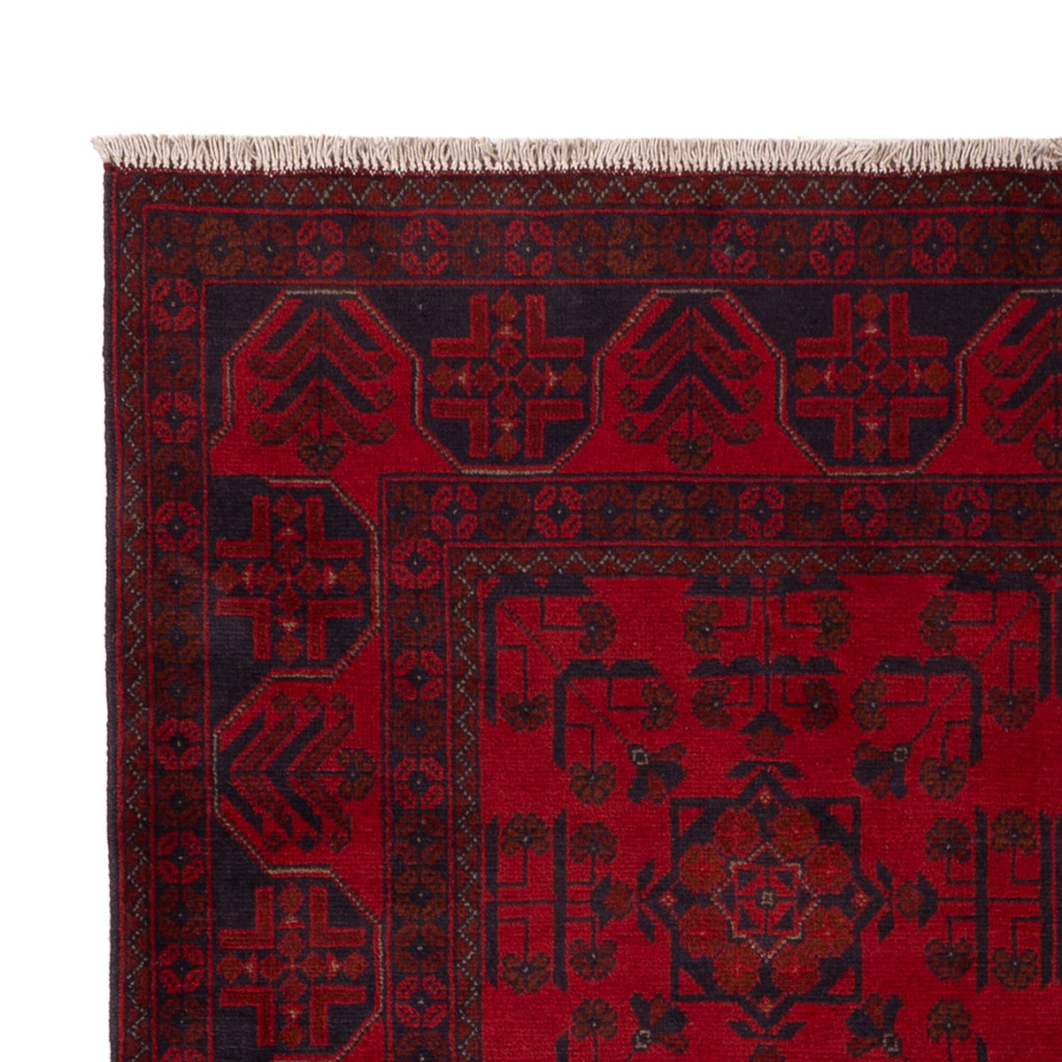 Afghaans tapijt - Kunduz - 196 x 127 cm - rood