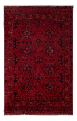 Afghaans tapijt - Kunduz - 196 x 124 cm - rood