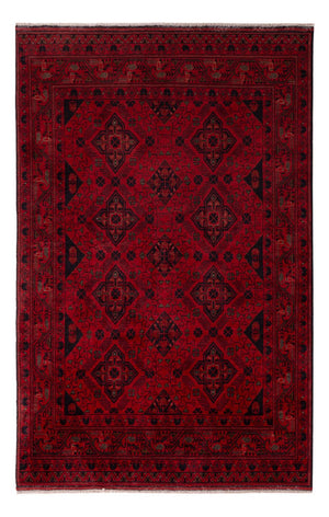 Afghaans tapijt - Kunduz - 196 x 124 cm - rood