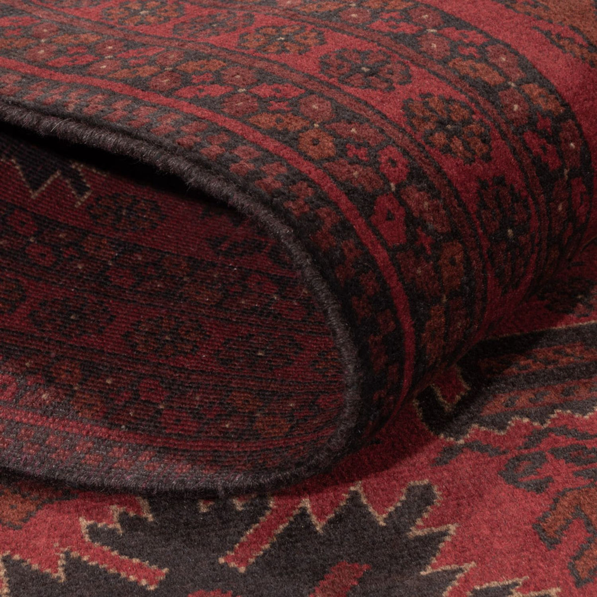 Afghaans tapijt - Kunduz - 197 x 125 cm - rood
