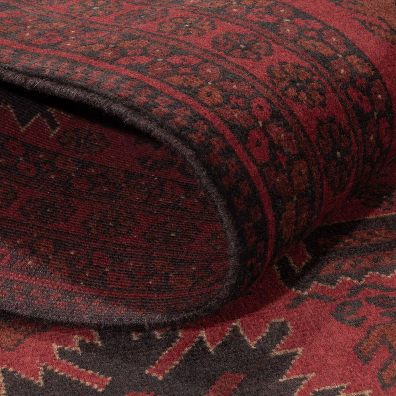 Afghaans tapijt - Kunduz - 197 x 125 cm - rood