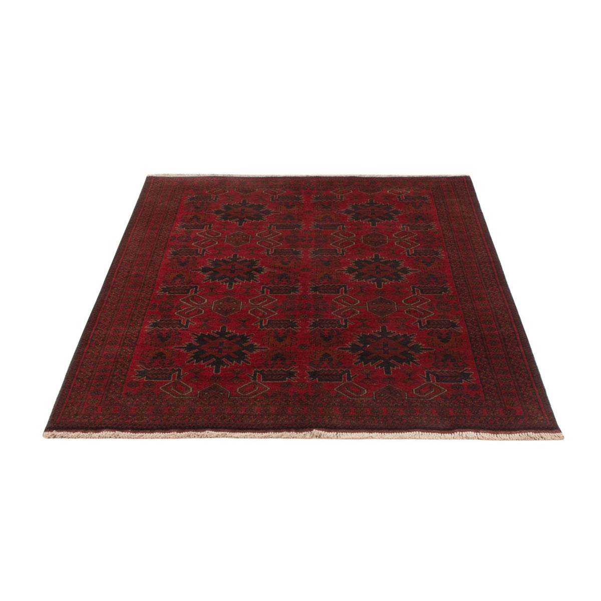 Afghaans tapijt - Kunduz - 197 x 125 cm - rood