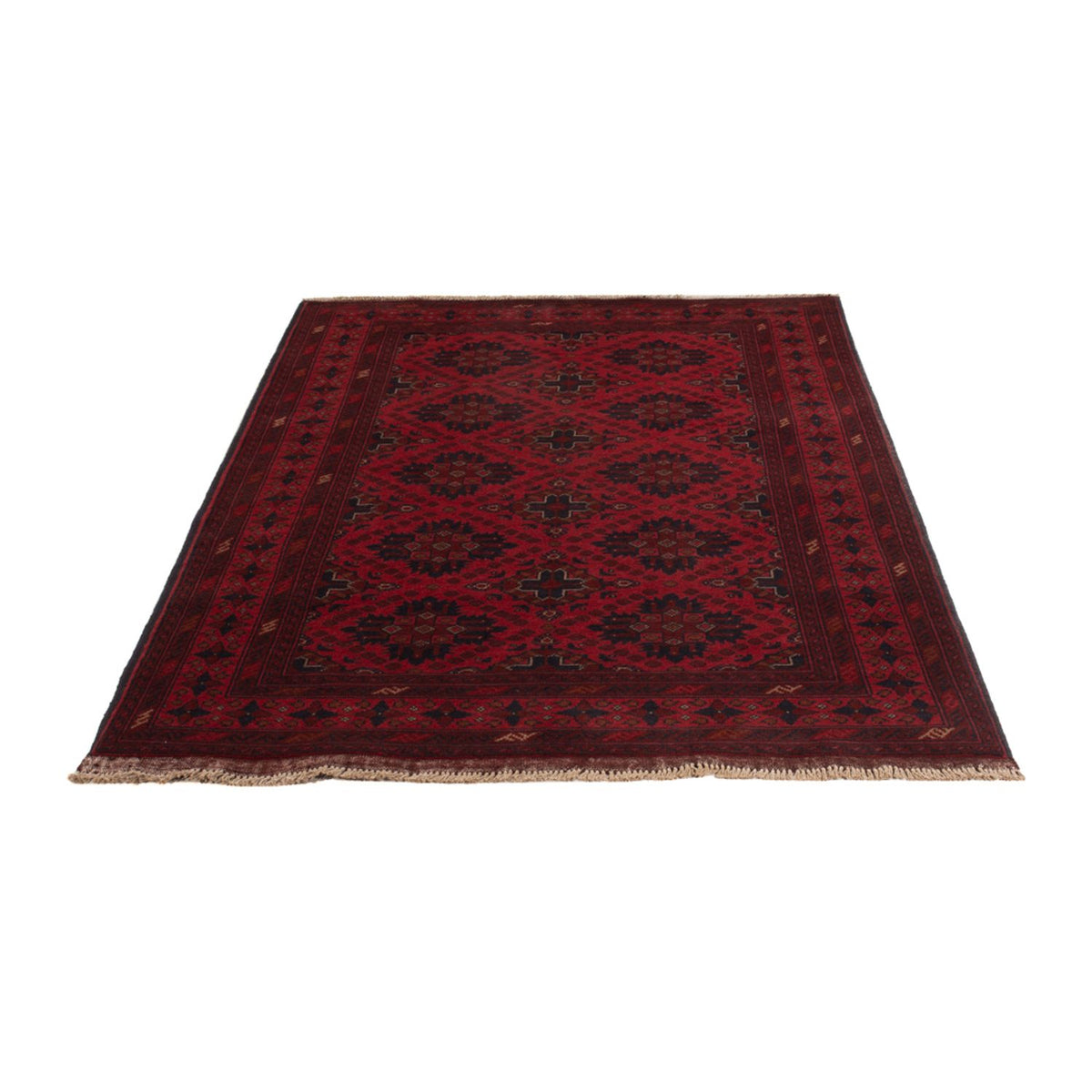 Afghaans tapijt - Kunduz - 200 x 122 cm - rood