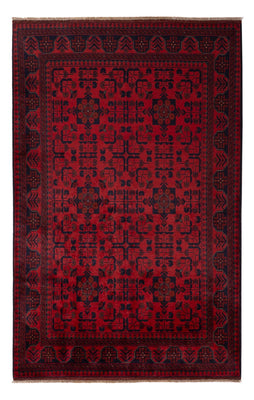 Afghaans tapijt - Kunduz - 203 x 128 cm - rood