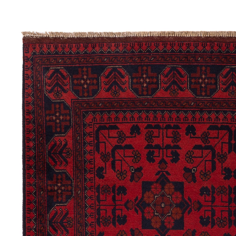 Afghaans tapijt - Kunduz - 203 x 128 cm - rood