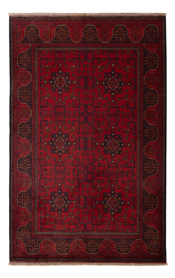 Afghaans tapijt - Kunduz - 201 x 126 cm - rood