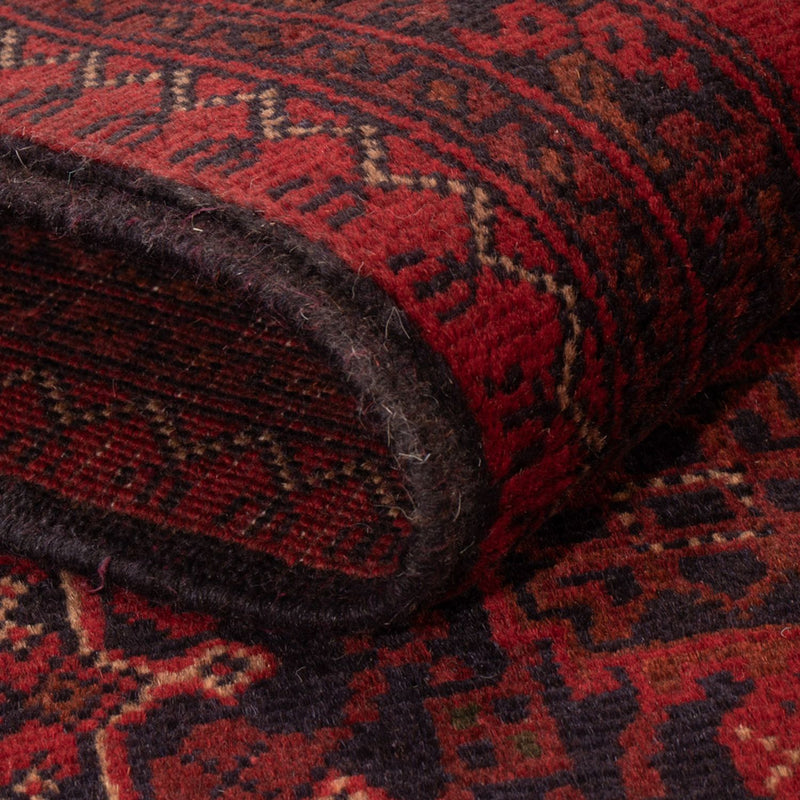 Afghaans tapijt - Kunduz - 202 x 127 cm - rood
