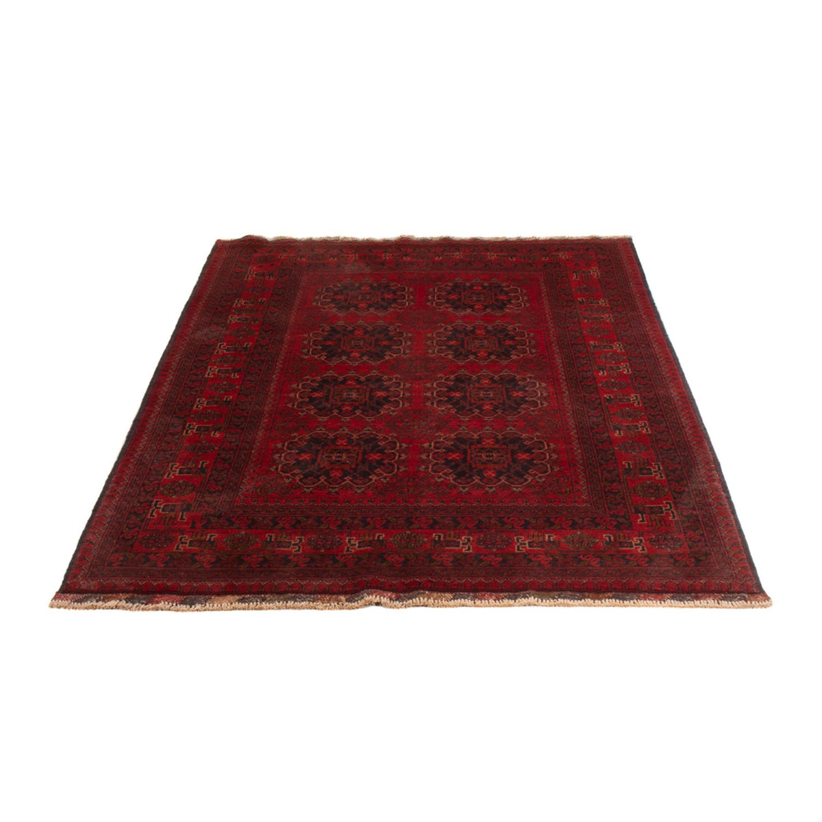 Afghaans tapijt - Kunduz - 202 x 127 cm - rood