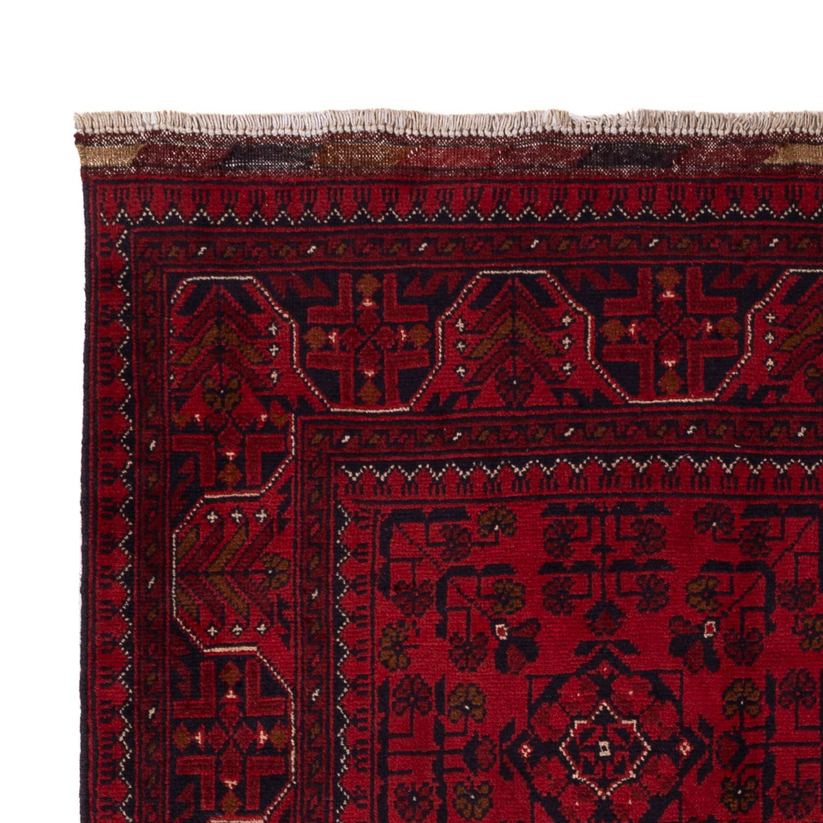 Afghaans tapijt - Kunduz - 198 x 123 cm - rood