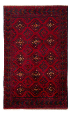 Afghaans tapijt - Kunduz - 207 x 125 cm - rood