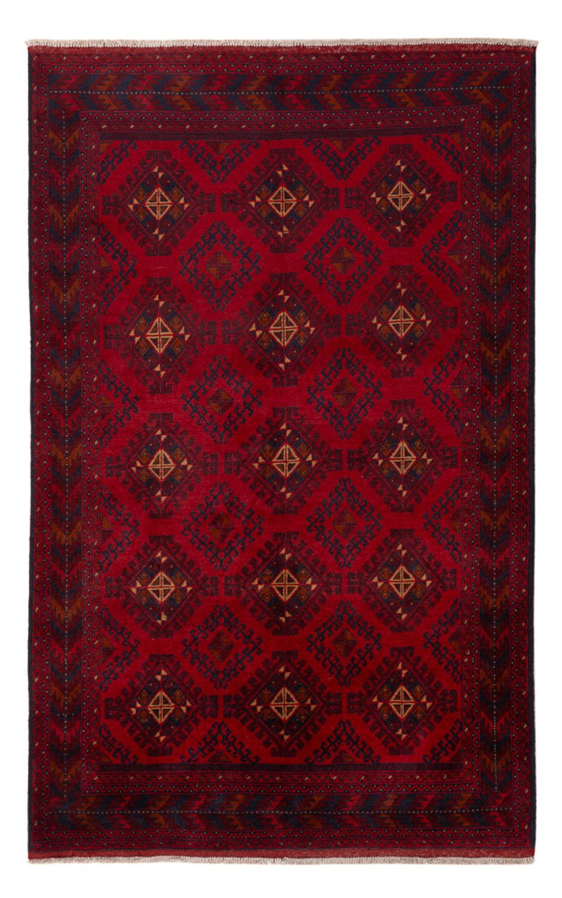 Afghaans tapijt - Kunduz - 207 x 125 cm - rood